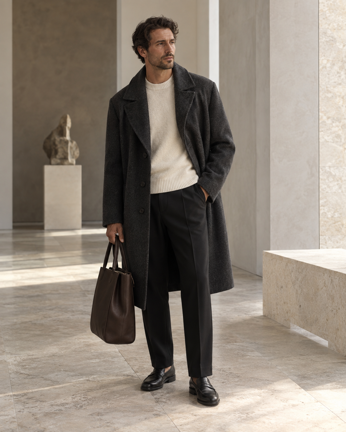 Minimalistický pánský outfit navržený pro zákazníka WearMe